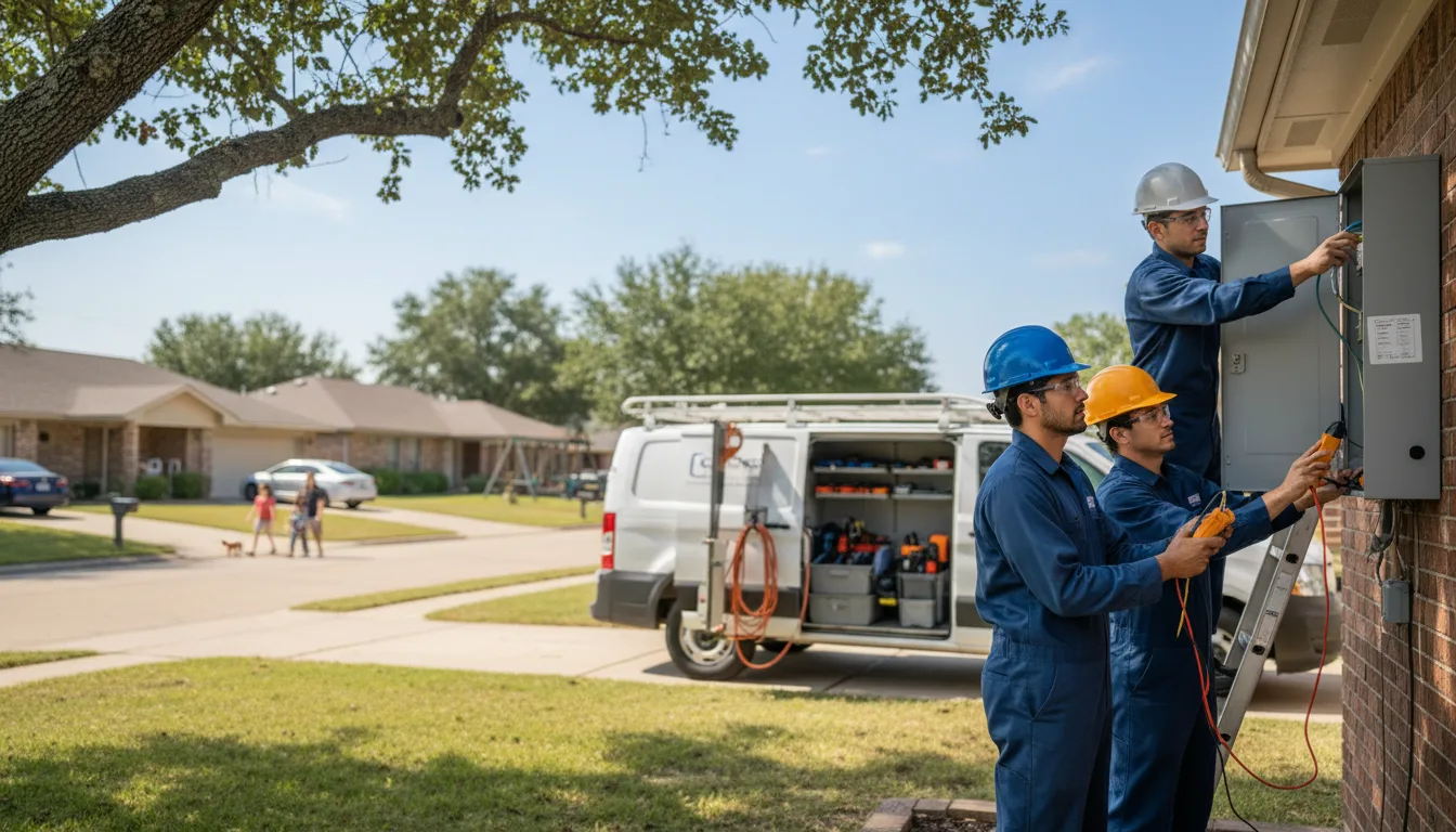 Certified electrician providing emergency electrical services in Ferdinand, IN